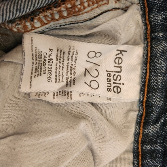 Kensie Blue Denim Jeans - Picture 4 of 4